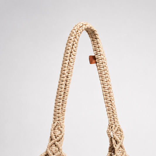 Boho Knot Macramé Tote