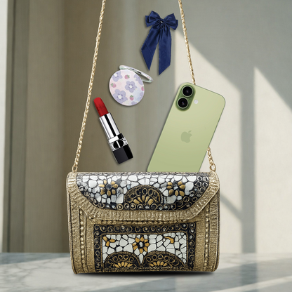 Noor-e-Kundan Mosaic Clutch