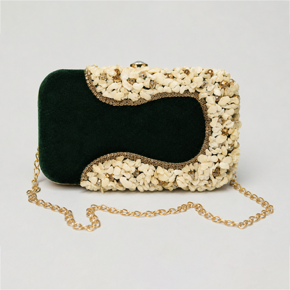 Shell Bead Clutch
