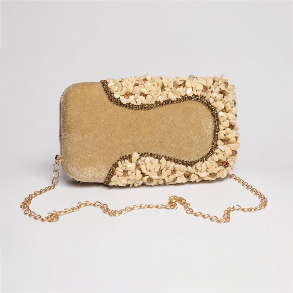 Shell Bead Clutch