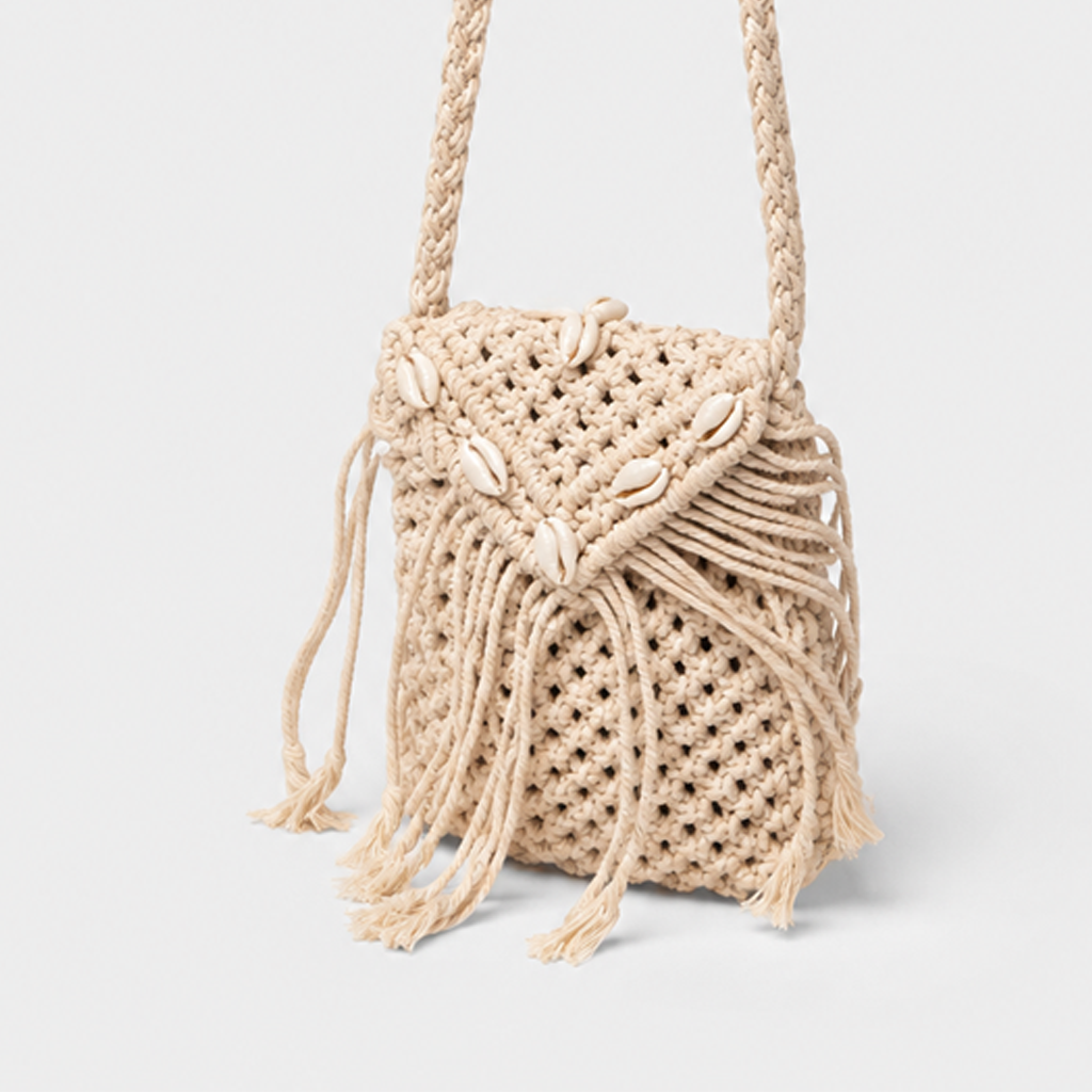 Ivory Fringe Boho Sling