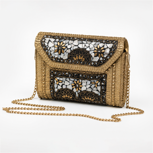 Noor-e-Kundan Mosaic Clutch