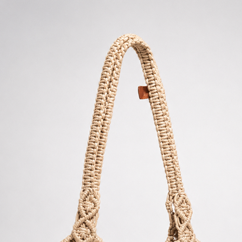 Boho Knot Macramé Tote
