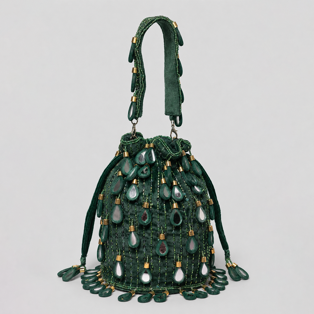 Mirror Drop-Headed Potli