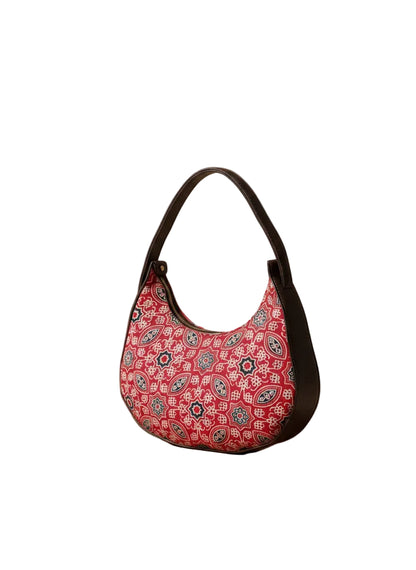 Bold Heritage Crescent Bag