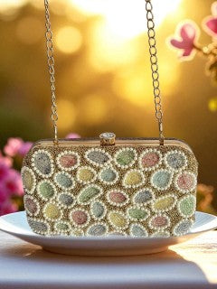 Pastel Pearl Royale Clutch