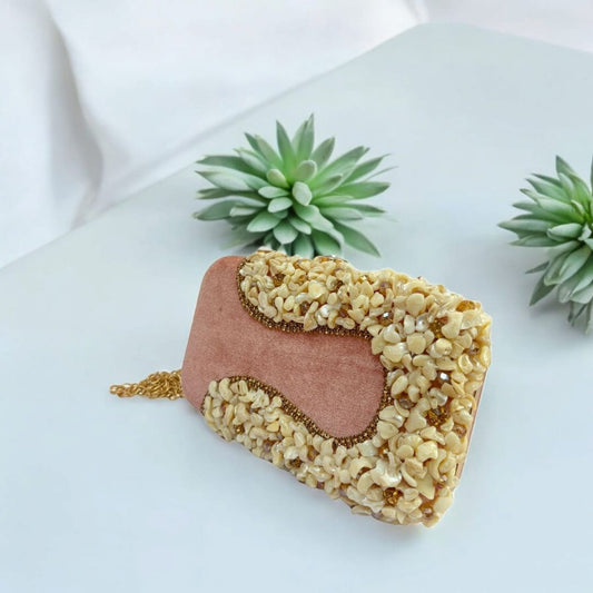 Shell Bead Clutch