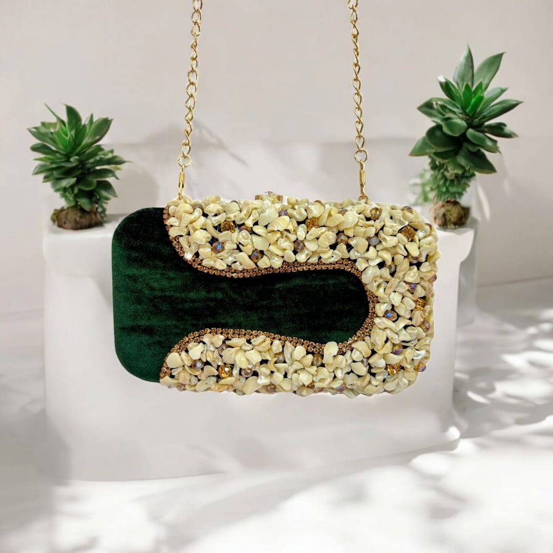 Shell Bead Clutch