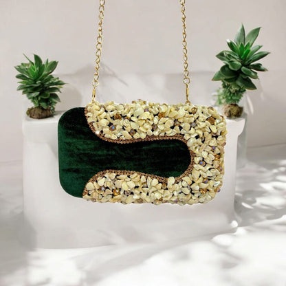 Shell Bead Clutch