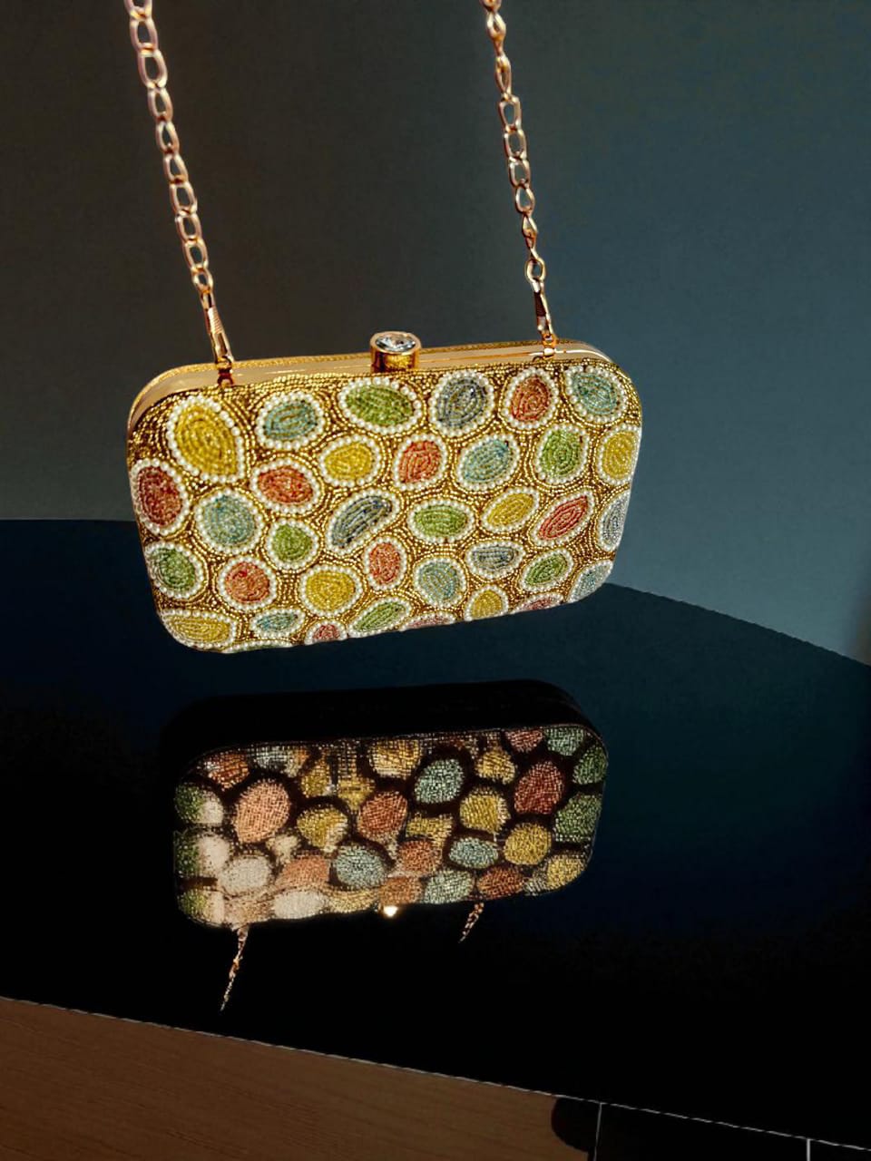 Pastel Pearl Royale Clutch