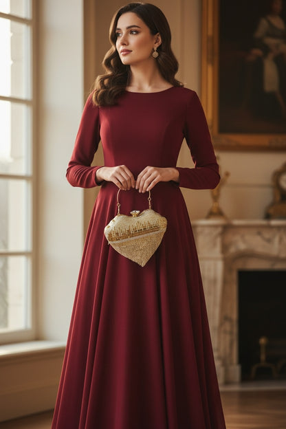 Metallic Chain Fringe Evening Clutch-v shape clutch