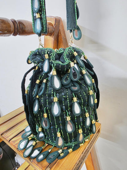 Mirror Drop-Headed Potli